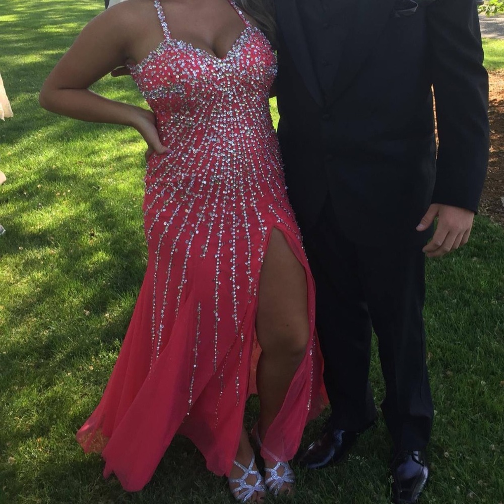 Prom dress pink